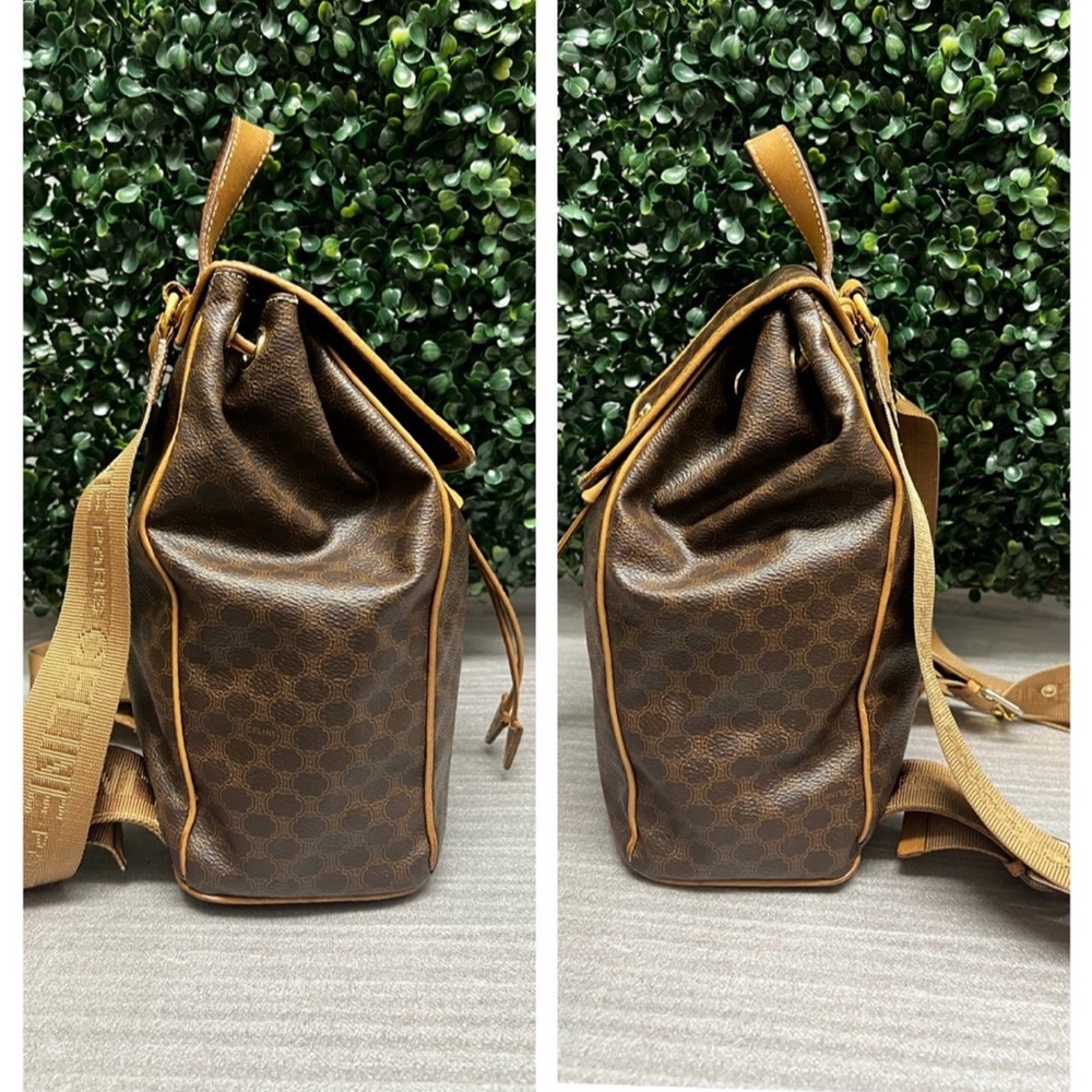 Celine Tan and Brown Backpack with Luxurious Design (SMALL) - Picture 3 of 13